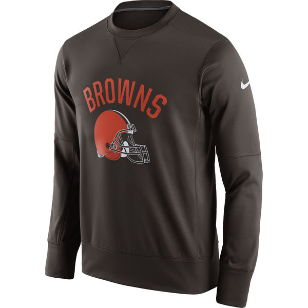 Men's Cleveland Browns Nike Brown Sideline Circuit Performance Sweatshirt,We sell and wholesale Men's Cleveland Browns Nike Brown Sideline Circuit Performance Sweatshirt on line form chian!